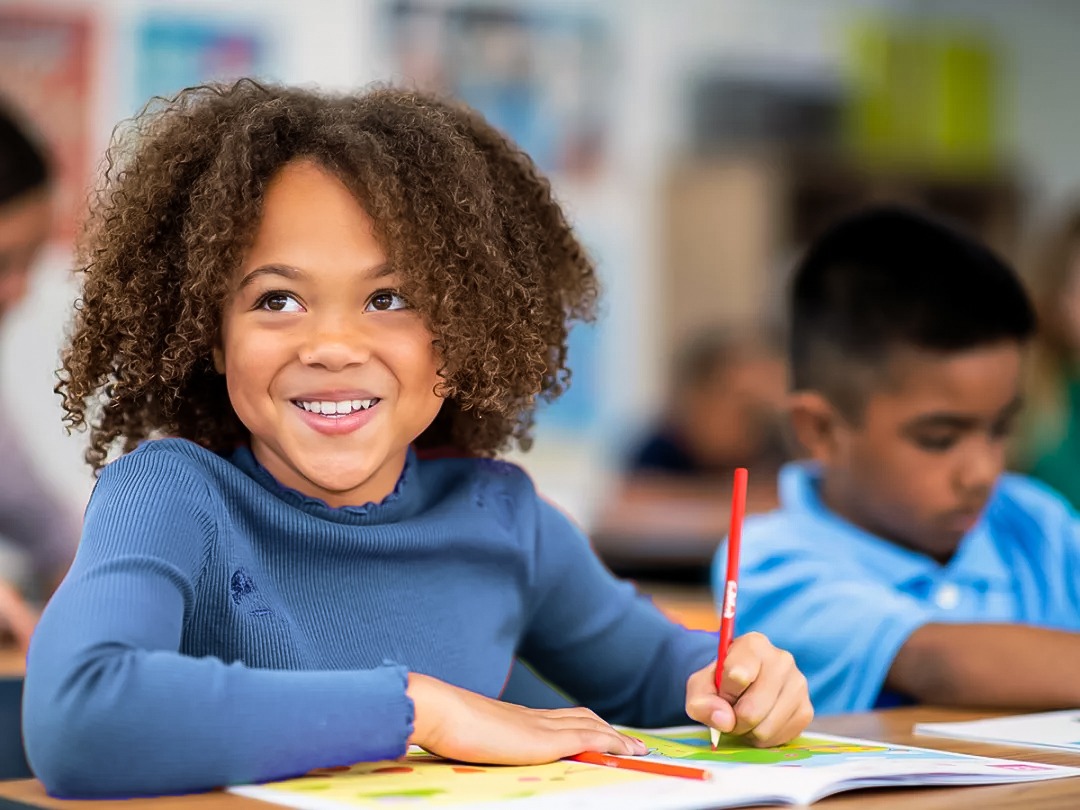 A child with a A-child-with-a-coloring-book